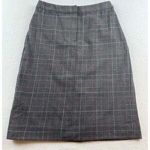 346 Brooks Brothers Wool Plaid Lined Skirt Women's Size 4